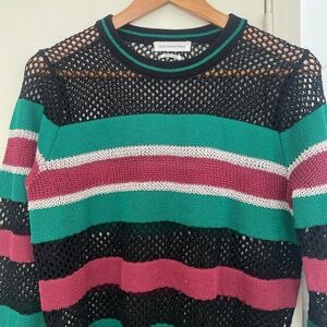 Isabel Marant Etoile mesh stripe sweater